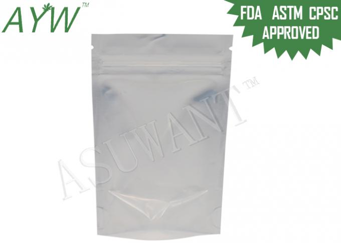 Top Zipper Marijuana Smell Proof Bags stand up Single Side Foil Energy Power bag
