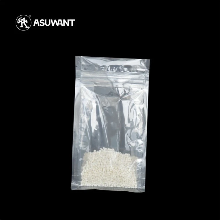 Peus plastmassaning plastik tomoni Gusset fermuida tekis pastki ziplock shaffof sumkasi