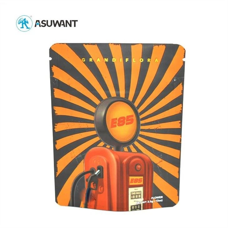 CA Weed Runtz Vanilla Pods Packaging Child Resistant Zipper Bags