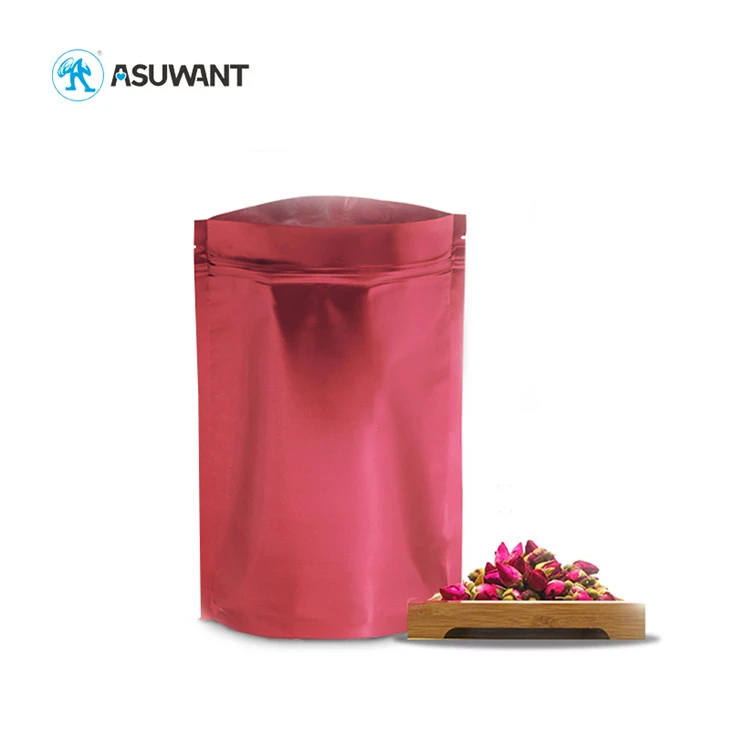 Colorful Small Aluminum Foil Heat Seal Sachet Zipper Pre Roll Packaging