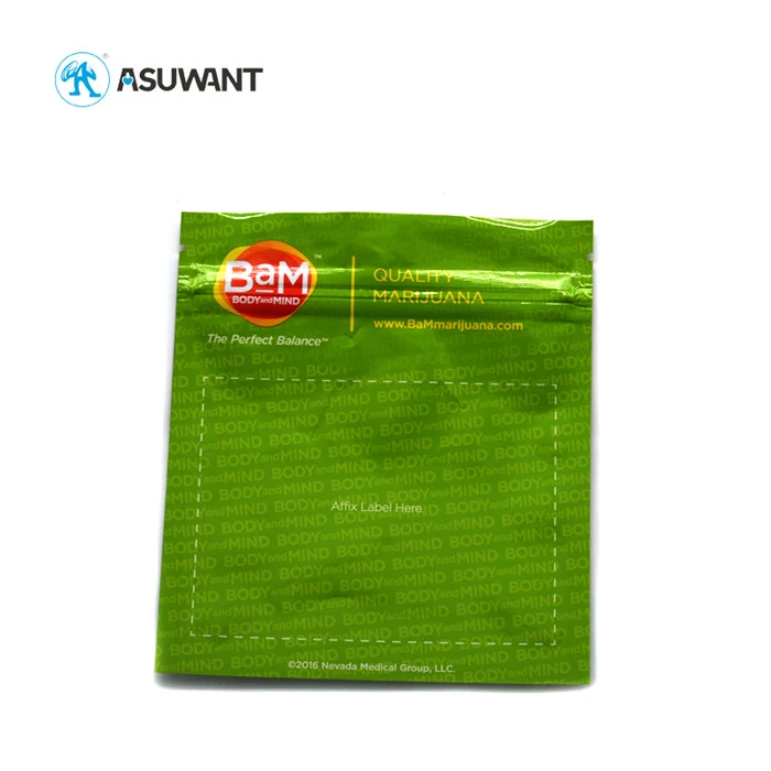 Gummies Candy Packaigng Edible Zipper Ziplock Empty Candy Packaging Bags