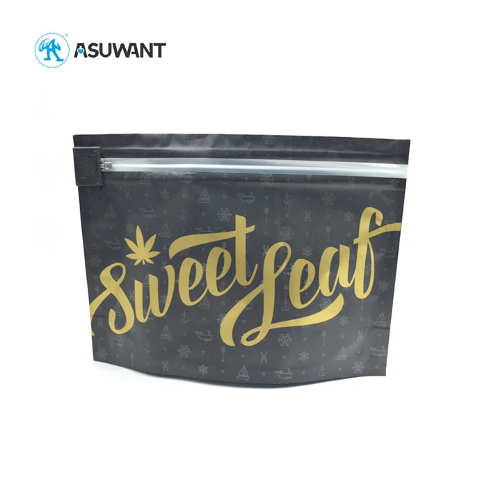 Odorless Recycling Child Proof Zipper Bags Tamper Proof Gravure Printing