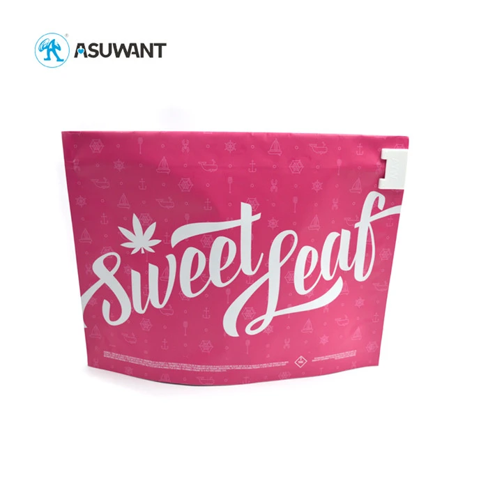 Odorless Recycling Child Proof Zipper Bags Tamper Proof Gravure Printing
