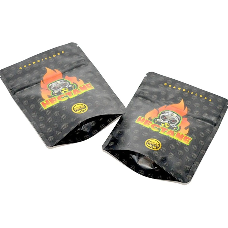 Soft Touch 420 Die Cut Child Proof Double Zipper Childproof Bags