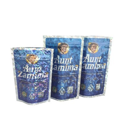 Gumies Cookie-cookie qutulish mumkin bo'lgan nasha qila oladigan gologo'rst golografik paket 3.5 Mylar sumkalar